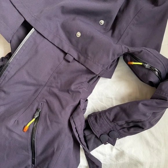 Stella McCartney for Adidas Purple Tailored Ski Trench Jacket Coat - Picture 5 of 7